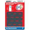 EZ Shim HS400BP Hinge Shim, 4 in L x 1.3 in W x 0.06 in Thick Dimensions, Plastic