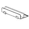Prime-Line M 6067 Series Door Guide, 4-1/16 in L x 1-5/8 in W Dimensions, Plastic, Clear