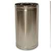 Comfort Flame 18-8DM Chimney Pipe, 12-3/8 in OD, 18 in L, Galvanized Steel