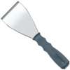 ALLWAY FS3 Scraper, 3 in W Blade, Flat, Stiff Blade, Steel Blade, Nylon Handle, Soft Grip Handle