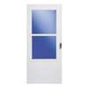 Larson 029831U Series Single-Vent Storm Door, 32 in W Opening, 81 in H Opening, Vinyl Frame, White