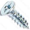 Midwest Fastener 02533 Screw, #6 Thread, 1/2 in L, Coarse Thread, Flat Head, Phillips Drive, Sharp Point, Steel, Zinc