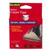 Scotch CT2010 Carpet Tape, 42 ft L, 1-1/2 in W, Vinyl Backing