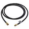 Bayou Classic 7906 LPG Hose, 1/4 in ID, 6 ft L, MNPT x FNPT Flare Swivel, Thermoplastic