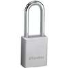 Master Lock 570DLHPF Padlock, Keyed Alike Key, 9/32 in Dia Shackle, 2 in H Shackle, Steel Shackle, Aluminum Body