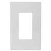 Eaton PJS Series PJS26W Wallplate, 4-7/8 in L, 3-1/8 in W, 1-Gang, Polycarbonate, White, High-Gloss