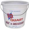 Leaktite-IPL Plastics 1045139 Paint Container, 10 qt Capacity, HDPE, Natural