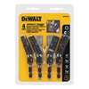 DEWALT DWPVTDRV Pivoting Nut Driver Set, 4-Piece, Steel, Magnesium Phosphate