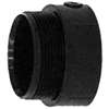 Canplas 102872BC Pipe Adapter, 2 in, MNPT x Hub, ABS, Black, SCH 40 Schedule