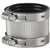 ProSource NHC-33 Coupling, 3 in, Cast Iron, Plastic and Steel Drain Pipes, Rubber/Stainless Steel