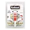 Kwikset 690P 5CP 6ALRCSK6 Combination Lockset, Knob Handle, Polo Design, Antique Brass, 3 Grade