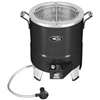 Char-Broil The Big Easy 17102065 Turkey Fryer, Cooking Area -Phase, 16,000 Btu, Stainless Steel, Black/Silver