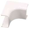 Wiremold C57 Wireway Elbow, Plastic, White