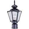Boston Harbor 4007H-5 Outdoor Post Lantern, 120 V, 100 W, Steel Fixture