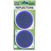 Hy-Ko CDRF-3B Carded Reflector, Bracket Mounting, 9.63 in L Post, Blue Reflector
