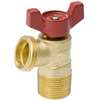 B & K Quarter Master ProLine Series 102-053HN Boiler Drain Valve, 1/2 in Connection, MIP x Solder, 125 psi Pressure