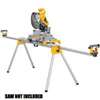 DEWALT DWX723 Miter Saw Stand, 500 lb, 151 in W Stand, 32 in H Stand, Aluminum, Black/Yellow