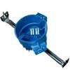 Carlon BH525H Ceiling Box, Nail Mounting, 4 in W, 4 in D, 3 in H, 1-Gang, Polycarbonate, Blue