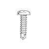 Teks 21372 Screw, #10 Thread, 3/4 in L, Coarse Thread, Pan Head, Phillips Drive, Self-Drilling, Self-Tapping Point, Zinc