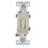 Eaton Wiring Devices 5223V-7V-BU Toggle Switch, 15 A, 120 V, Screw Terminal