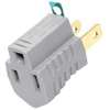 GRAY 2WIRE GROUNDING ADAPTER - Case of 25