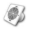 Canplas 646015 Soffit Exhaust Vent, 4.3 L, 5-3/4 in W, Vinyl, White