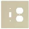 WALL PLATE 2G TGL/DUPL JUMB IV - Case of 10
