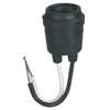 Eaton Wiring Devices BP145 Lamp Holder, 600 V, 660 W, Rubber Housing Material, Black