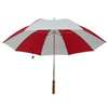 Diamondback TF-06-RD/WHT Golf Umbrella, Round Canopy, Nylon Fabric, Red/White Fabric, 29 in OAH