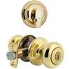 Kwikset Signature Series 991J 3 SMTCP Combination Lockset, Knob Handle, Juno Design, Polished Brass, 2 Grade