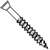 ProFIT 0289148 Screw, #6 Thread, 2-1/4 in L, Fine Thread, Trim Head, Square Drive, Sharp Point, Phosphate, 166/PK