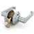 Schlage Birmingham Series F10 ELA 626 Passage Lever, Mechanical Lock, Satin Chrome, Metal, Residential, 2 Grade