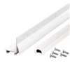 M-D 06395 Door Bottom with Drip Cap, White, 36 in L, 1-3/8 in W, 1-3/32 in H, Aluminum