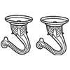 Landscapers Select GB0403L Ceiling Hook, 1-1/2 in L, Zinc Alloy, Antique Brass, Antique Brass, Wall