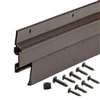 M-D Flex-O-Matic Series 07153 Door Sweep, 36 in L, 1-3/4 in W, Aluminum Flange, Vinyl Insert