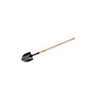 UnionTools 40191 Shovel, 9-1/2 in W Blade, Steel Blade, Hardwood Handle, Straight Handle, 48 in L Handle