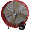 MaxxAir BF30DD Portable Barrel Fan, 120 V, 2-Speed, 4050 to 5000 cfm Air, Red
