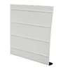 FASCIA TRIM 6INX12FT WHITE ALU - Case of 12