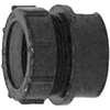 Canplas 102801ABC Trap Pipe Adapter, 1-1/2 in, Spigot x MNPT, ABS, Black, SCH 40 Schedule