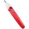Gardner Bender GCV-3206 Probe and Continuity Tester with Screwdriver Tip, 12 to 250 VAC/VDC, LED Display, Red