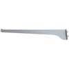 Knape & Vogt 180 TI 10 Shelf Bracket, 10 in L, Steel, Powder-Coated
