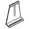 Make-2-Fit PL 7921 Spline Channel Pull Tab, 15/16 in W x 1/4 in D x 1-5/32 in H Dimensions, Plastic, Black, Raw, 6/CD