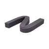 M-D 02535 Weatherstrip, 2-1/4 in W, 2-1/4 in Thick, 42 in L, Foam, Gray