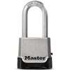 Master Lock Magnum Series M176XDLH Padlock, 3/8 in Dia Shackle, 2 in H Shackle, Boron Carbide Shackle, Zinc Body