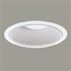 Halo Coilex 310W Baffle Trim, 6 in Dia, 3-1/16 in OAH, Phenolic Body, White, For: H7ICAT, H7ICT, H7RICAT and H7T Housing