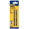 Irwin 3072410 Jig Saw Blade, 4 in L, 10 TPI, Carbon Steel, Metal, Wood