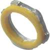 Halex 61820B Rigid Conduit Sealer Locknut, 2 in, PVC/Steel, Zinc, 10/BX