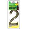NUMBER HOUSE 2 SB 4IN SAT NKL - Case of 3
