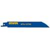 Irwin 372618 Reciprocating Saw Blade, Applicable Materials: Sheet Metal, Stainless Steel, 3/4 in W, 6 in L, 1/2 in Tang