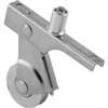 Prime-Line B 702 Sliding Screen Door Roller, 1 in Dia Roller, 1/4 in W Roller, Steel